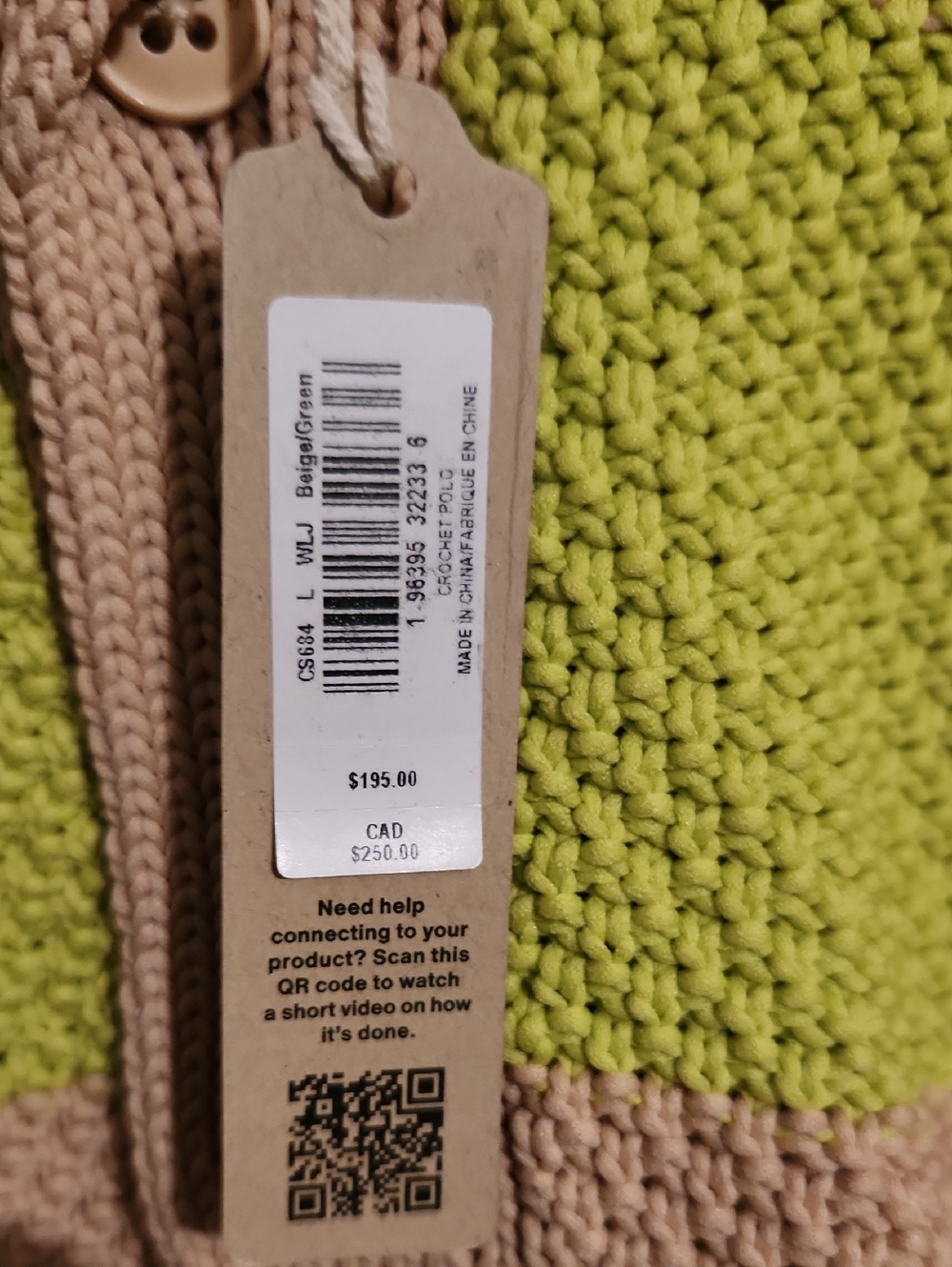 Coachtopia Crochet Button-Up Shirt - Picture 5 of 5